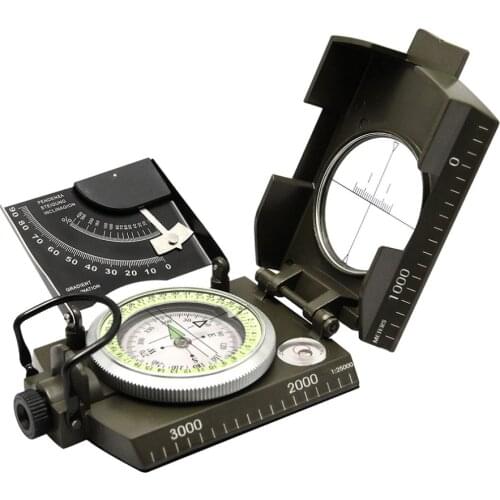 New Professional Compass Military Army Geology Compass Sighting Luminous Compass with Moonlight For Outdoor Hiking Camping