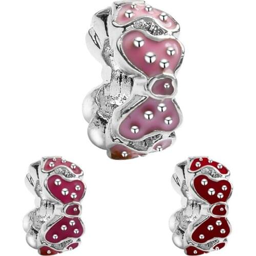 Cute butterfly charms bead jewelry making fit pandora bracelet 3mm snake chain bracelet & bangle for women fashion gift