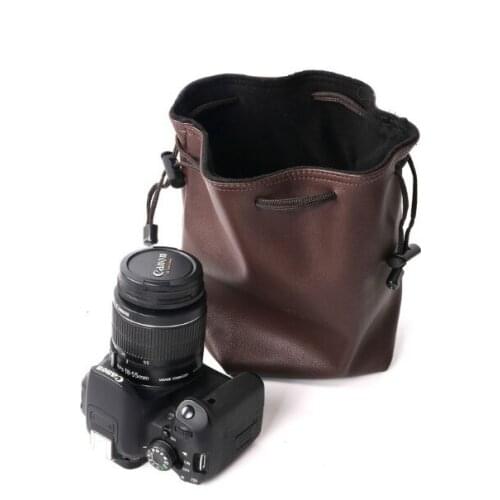 Micro SLR camera storage bag lightweight thickened SLR lens protective sleeve lens bag
