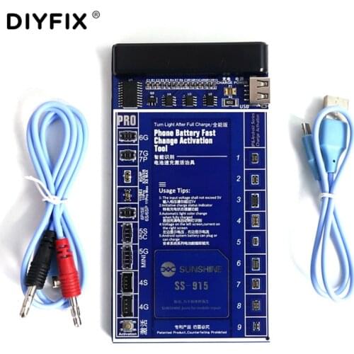 Sunshine SS-915 DC Power Super For iPhone 11/8/8P/X/XS Samsung Huawei Android Fast Charging Battery Activation Board Repair Tool