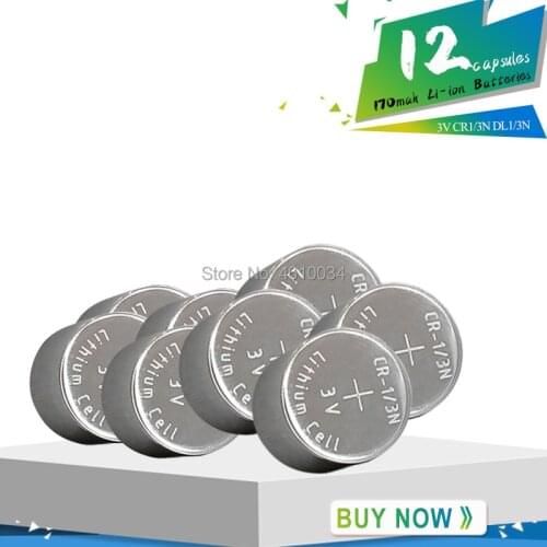 12pcs NEW CR1/3N CR-1/3N 3V lithium battery DL1/3N CR1/3 1/3N CR13N CR13 13N Glucose camera battery
