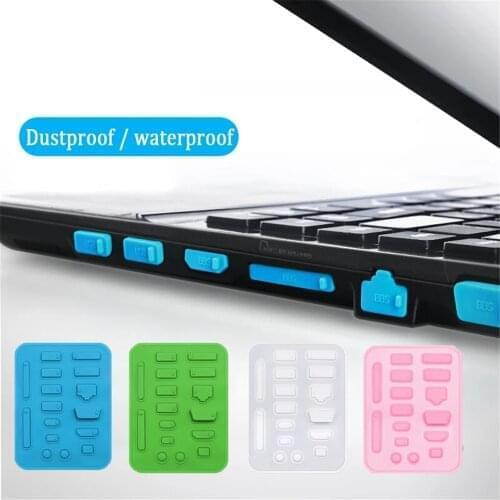 2 Set Elastic Anti Dust Plug for Laptop Silicone Cover Stopper Laptop Dustproof Notebook USB Interface Waterproof Cover