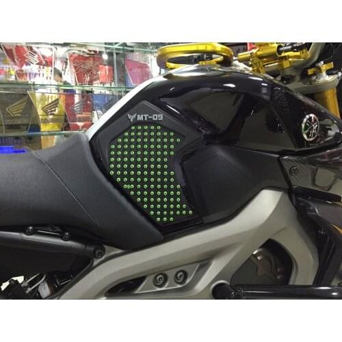 7 colour High quality Motorcycle Tank Traction Side Pad Gas Fuel Knee Grip Decal For yamaha MT09