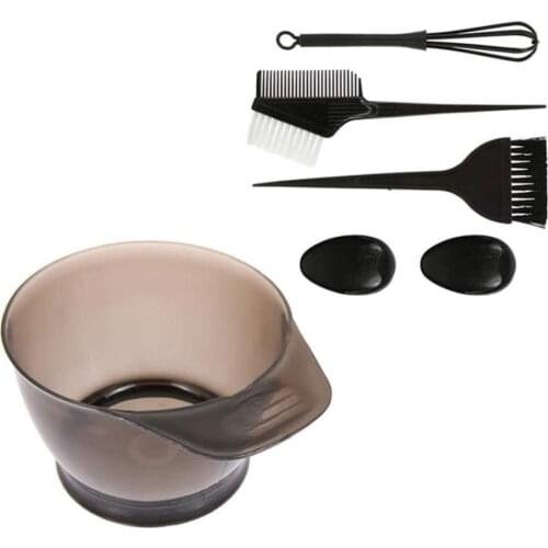 70% Hot Sale 5Pcs Professional Hair Coloring Dyeing Brush Comb Ear Cover Mixing Bowl Tool Kit