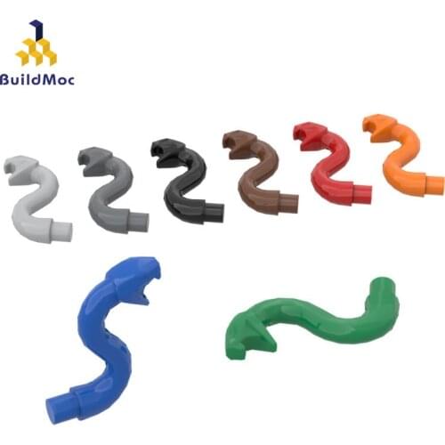 BuildMOC Compatible Assembles Particles 28588 Snake decoration Building Blocks Parts DIY LOGO Educat