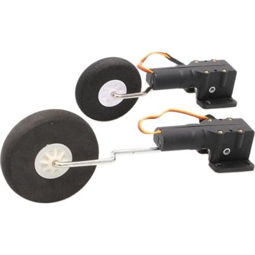 25g Digital Servoless Retract Metal Electronic Retractable Landing Gear for RC Fixed-wing Airplane KTK SU27 KT Board Aircraft