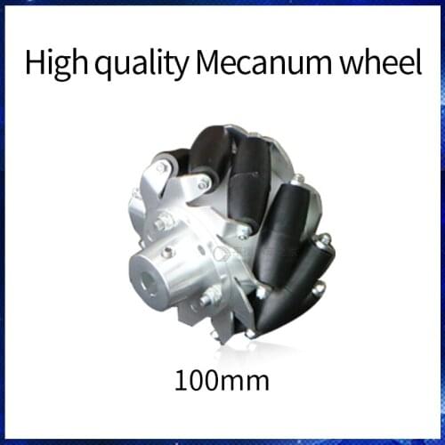 4pcs/set 60mm Aluminum Alloy Metal Mecanum Wheel Omni-directional Wheel for Arduino Raspberry Pi DIY Robotic Car