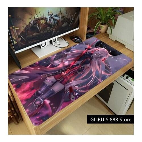 Anime Fate/Grand Order Okita Souji Oda Nobunaga Mouse Pad Thicken Laptop Gaming Mice Mat Desk Keyboard Mat Anti-Slip Playmat