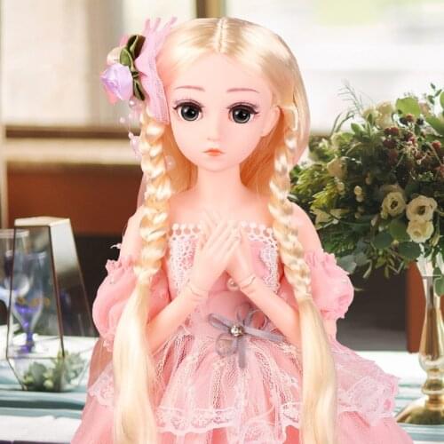 45CM Beauty Bjd Doll Gifts For Girl 21 Movable Jointed Princess Dolls With Clothes Fashion DIY Doll Handmade Gifts For Girl Toy