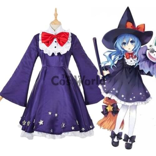 DATE A LIVE Yoshino Meidofuku Fancy Dress Uniform Maid Outfit Anime Cosplay Costumes