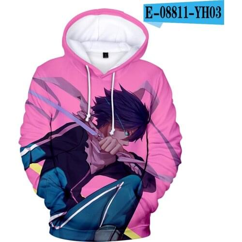 Men/women Casual Anime Noragami Pullovers 3D Childrens Hoodies Noragami Sweatshirt Pullover Harajuku dress up