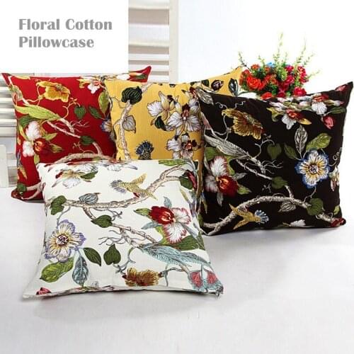 2021 New Hot Sale Chair PillowCase Printed Cushion Decorated Wedding Office Cushion Cover Brands Flower Designs Pillowcase