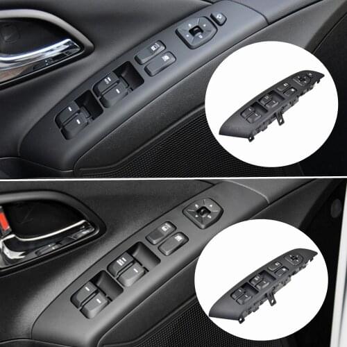 Front Left Electric Master Power Window Control Switch Button With Panel Blue backlight Rearview mirror folding For Hyundai IX35