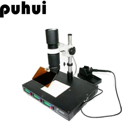 PUHUI T-862 SMD Infrared Soldering Rework Station Soldering Welder Mobile Phone Motherboard Desoldering Station Maintenance