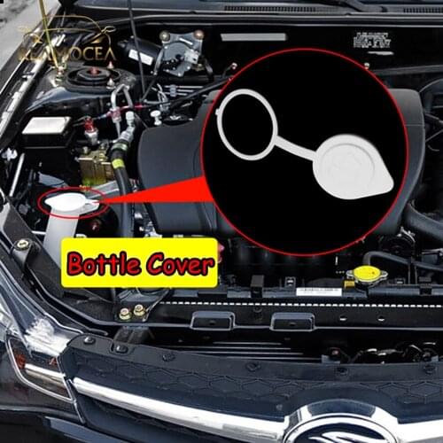 Reamocea White Plastic Windshield Wiper Washer Tank Bottle Fluid Reservoir Cover Cap Fit for Mitsubishi Pajero V31 V32 V33 V43