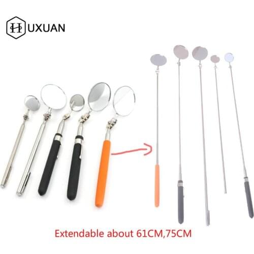 Universal Automotive Maintenance Inspection Mirror Folding Telescopic Reflector Size Welding Chassis Inspection Mirror Hand Tool