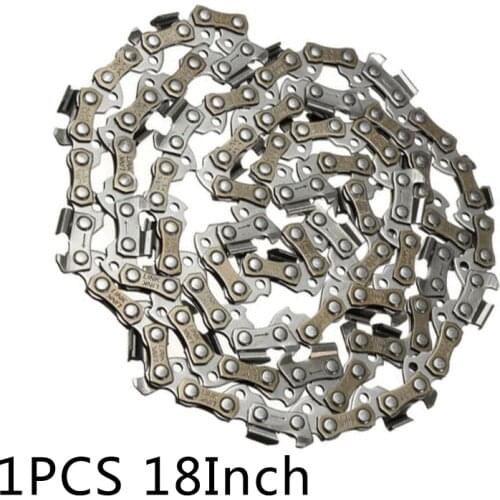 1/2/3 Pcs 18 Inch 45cm 62 Drive Links Chainsaw Saw Chain Blade 3/8" LP 0.050" Gauge Wood Cutting Chainsaw Parts