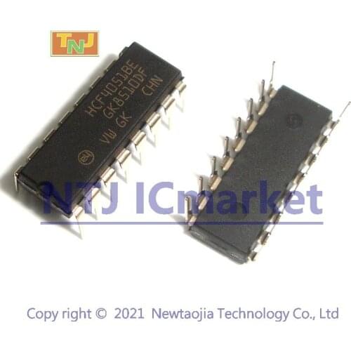 10 PCS HCF4051BE DIP-16 HCF4051BEY HCF4051 ANALOG MULTIPLEXERS-DEMULTIPLEXERS