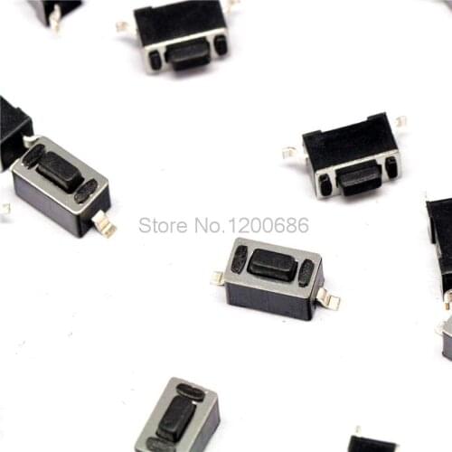 3 * 6 * 4.3MM touch switch patch 2 feet black patch / import