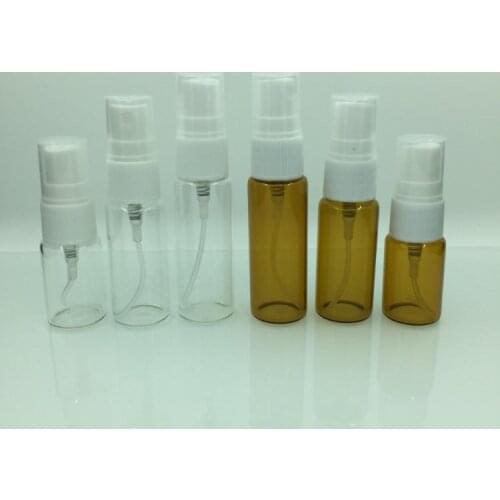 5ml 10ml 15ml Glass Mini Portable Spray Bottle Empty Perfume Glass Bottles Refillable Perfume Atomizer Travel Accessories SN1701