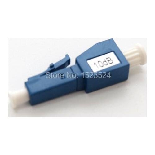 Free Shipping 5pcs/lot 10dB LC Female to Male Fiber Optic Attenuator LC Female Male Fiber Optic Attenuator