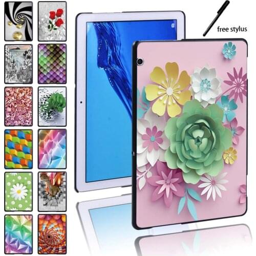 Tablet Case for Huawei MediaPad T3 8.0 / 10 9.6 / Pad T5 10 10.1 Dustproof and Shockproof Tablet Case+ Free Stylus