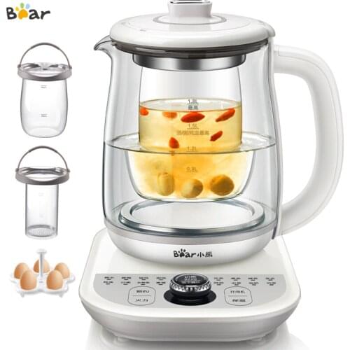 1.5L electric kettle Glass health pot Water boiler Heat preservation electric tea maker Kitchen appliances Hot and cool kettle