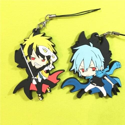 G300 Servamp Anime keychain VAMPIRE MAHIRU KURO SNOW LILY JEJE HYDE Rubber strap/mobile phone charms
