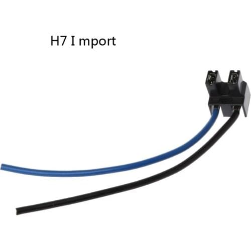 Import H7 Car Halogen Bulb Socket Power Adapter Plug Connector Wiring Harness F19A