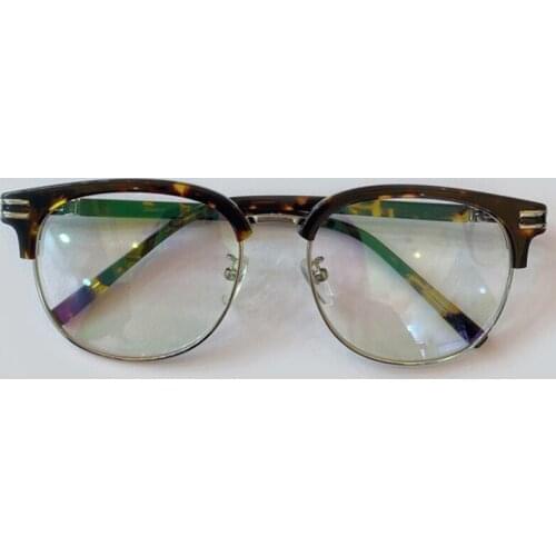 Classic Metal Glasses Frame Women Retro Brand Anti Blue Light Glasses Frame Men Round Eyeglasses