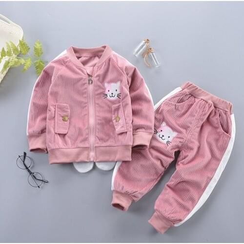 Children Clothig Set T 2019 Spring Autumn Fashion Cotton High Quality Tops+pants 2pcs Kids Outfits Little Boys Girls Tracksuit
