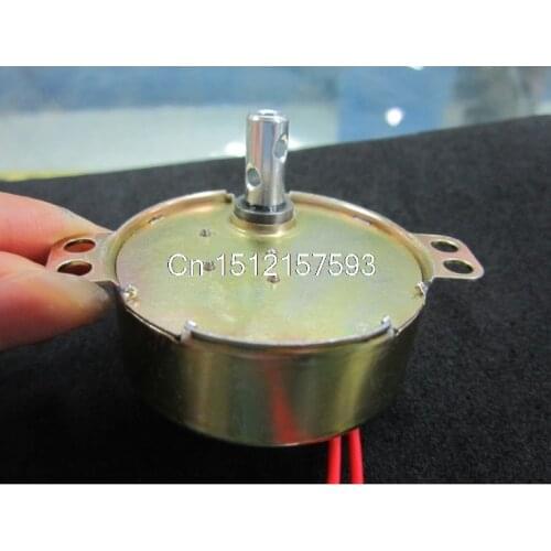 TYD49 CW/CCW Round Claw-Pole Permanent Magnet Synchronous Motor 49TYD 220V 5RPM 15RPM 30RPM 33RPM Floor Fans Bobble Head