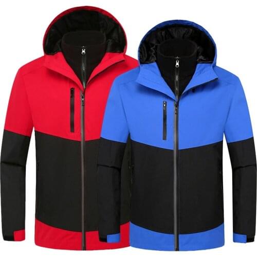 Reflective Ski Jackets Men Winter Windproof Waterproof Hot Ski Equipment Snowboard Jacket Men Warm Snow Costumes Outdoor Wear
