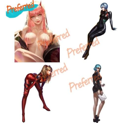 High Quality HOT GIRL Wall Stickers for Gabinete Gamer Anime Car Stickers Waterproof PVC