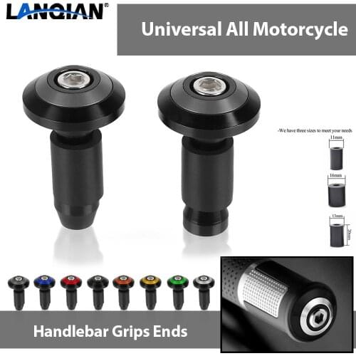 For Honda CRF1100L CRF1000L AFRICATWIN CBF1000 A CB599 CB600F Hornet Motorcycle Handle Bar End Cap Anti Vibration Silder Plug