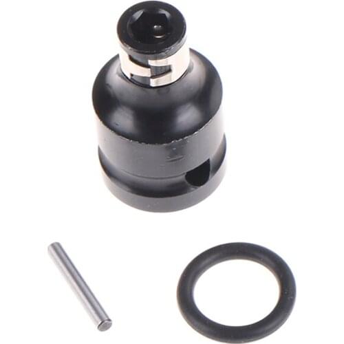 1pc New 1/2" Square To 1/4" Hex Ratchet Socket Wrench Socket Adapter Spanner Set Drive Converter Impact Tool