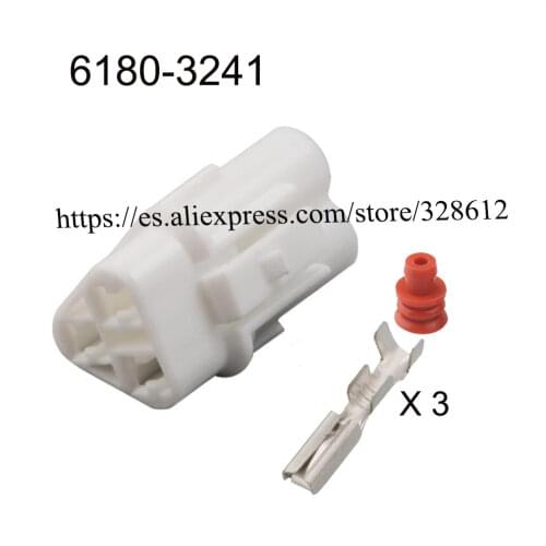 100SET car wire connector ecu male female wire connector plug connector automotive wiring 3 pin terminal socket DJ7031F-2-21