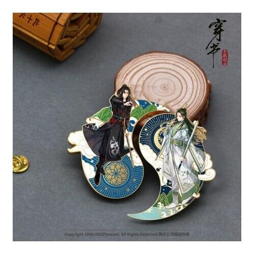 2021Anime Scum Villain Self Saving System Shen Qingqiu Luo Binghe Metals Badge Gift Figure Brooch Pin Bags Medal Button Souvenir
