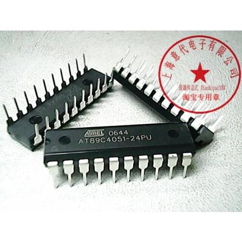 5pcs AT89C4051-24PU DIP-20