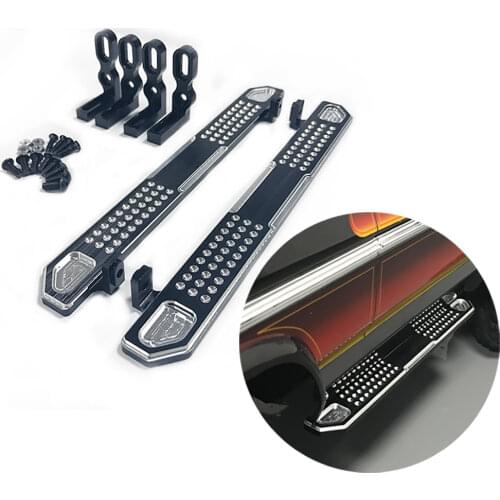 2PCS TRX-4 Upgrade Parts Metal Pedal Side Board for 1/10 RC car climbing Simulation foot pedal S188 RC