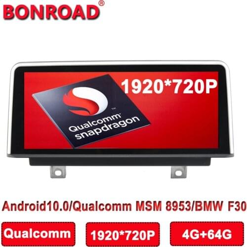 Qualcomm 8Core 1920*720P Ram4G+Rom64G Car Multimedia Display Screen For BMW Series3 4 F30 F31 F32 F33 F34 F36 Head Unit Carplay