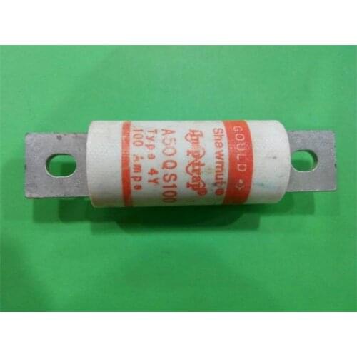 Free shipping 5pcs A50QS100 GOULD Shawmut French Roland fuse 500V 100A 4Y genuine