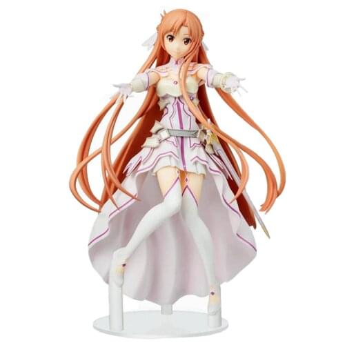 21Cm Original Sword Art Online Sao Alicization Asuna Alicization Sega 94880 Action Anime Figure Model Kids Toys for Boys Gift