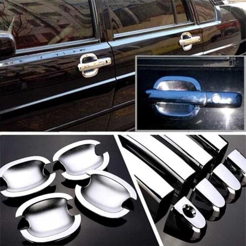 Non-Rusty Chrome Door Handle Bowl Cover Cup Overlay Trim For VolksWagen Santana 3000