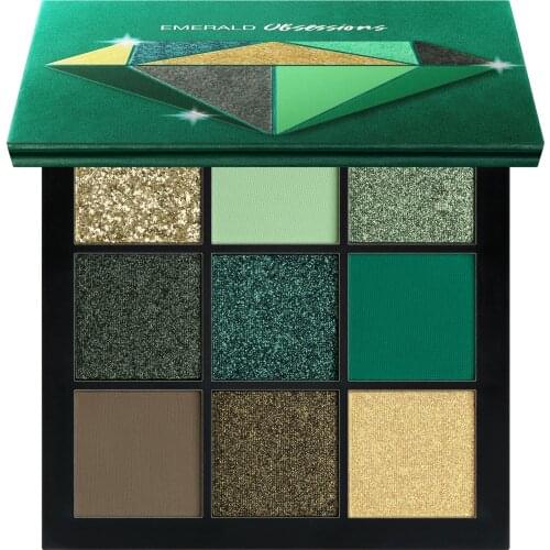 Huda Nude Diamond Eye Shadow Palette Make Up Cosmetics 9 Colors Eyeshadow Lasting Long Glitter Eye Shadow Makeup Pallete