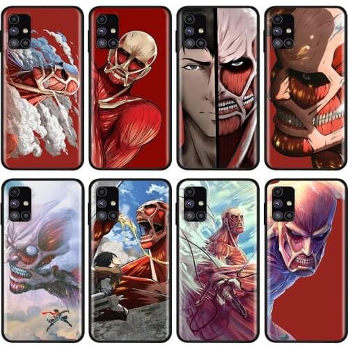Attack On Titan Colossal Titan For Samsung Note 20 10 8 9 M02 M31 S M60S M40 M30 M21 M20 M10S F62 M01 Ultra Pro Plus Phone Case
