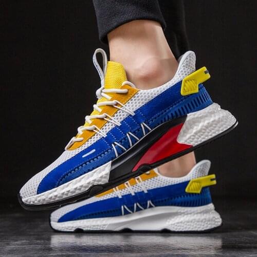 Topvivi sneakers men fashion 2021 New brand Air Mesh light Breathable Non-Slip Men casual Sneakers Training male Gym Footwear