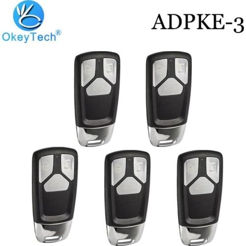 OkeyTech KYDZ 05 Car Key Shell Shape KD Smart Card Keydiy ADPKE-3 Not Include Blade 3 Button Remote Key Suit for Overseas