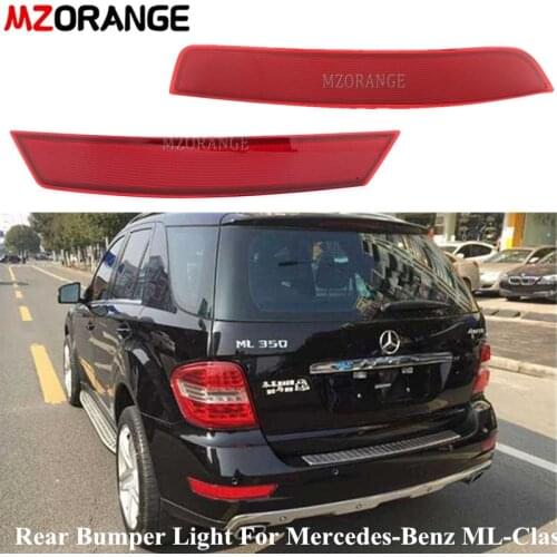 Rear Bumper Reflector Light For Mercedes-Benz ML-Class W164 ML320 ML350 2008 2009 2010 2011 Rear Brake Bumper Tail Lamp