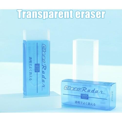 Transparent Eraser Clear Learning Special Art Drawing Efficient Soft Clean Without Hurting Paper Eraser Stationery Store Gomme